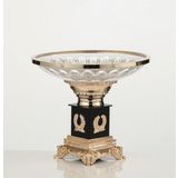 Vitale Gold Ayaklı Dekoratif Kase 24x24x32 Cm Ak.Jd0004