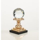 Vitale Gold Kristal Dekoratif Obje 10x10x18 Cm Ak.Jd0042