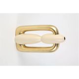 Vitale Krem Büyük Seramik Vazo 13*6*26 Cm Ak.la0038