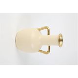 Vitale Krem Seramik Kulplu Küp 13*13*23 Cm Ak.la0046