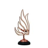 Vitale Kuğu Mumluk Bronz 37 Cm Ak.je0083 Beyaz