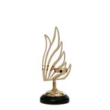 Vitale Kuğu Mumluk Gold 32 Cm Ak.je0080