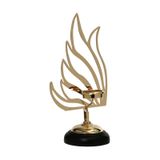 Vitale Kuğu Mumluk Gold 37 cm AK.JE0079