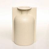Vitale Lıp Beyaz Vazo Orta 17*14*25 Cm Ak.jl0015 Renksiz