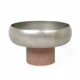Vitale Mermer Ayaklı Metal Meyvelik 22*12 Cm Ak.ja0257