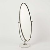 Vitale Mermer Metal Oval Ayna 23*31*87 Cm
