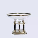Vitale Metal Cam Ayaklı Kase 33*33*24 Cm