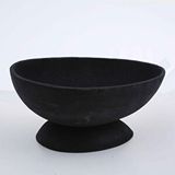 Vitale Metal Taş Oval Kase 23*30*13 Cm Çok Renkli