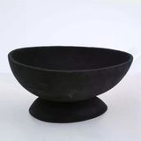 Vitale Metal Taş Oval Kase 23*30*13 cm