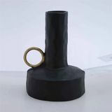 Vitale Metal Yüzüklü Vazo 23*24*31 cm