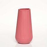 Vitale Moleanos Kırmızı Vazo Küçük 9*9*19 Cm Ak.jl0070 Renksiz