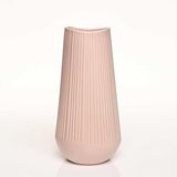 Vitale Moleanos Pembe Vazo Orta 12*12*25 Cm Ak.jl0063 Renksiz