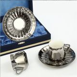 Vitale MTFK.0055 Gümüş Fincan Takımı