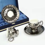 Vitale MTFK0053 Platin 2'li Kahve Fincanı Takımı