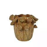 Vitale Nature Seramik Lotus Vazo 31X31x27.5 Cm Ak.kw0007