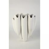Vitale Nature Seramik Sarkıt Vazo 30X14x36cm Ak.kw0026