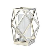 Vitale Prizma Cam Mumluk Silver 25x25x21 Cm Ak.jd0115 Beyaz