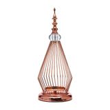 Vitale Prizma Dekoratif Mumluk Bronz 15x14x37 cm AK.JE0069