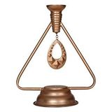 Vitale Rusty Gold Çan Modeli Mumluk 13x29 Cm Ak.gn0006 Beyaz