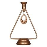 Vitale Rusty Gold Çan Modeli Mumluk 13x36 Cm Ak.gn0007 Beyaz