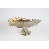 Vitale Şampanya Metal Ayaklı Kase 39*23*20 cm
