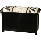 Vitale Siyah Otantik Dolap/puf 76X35X48CM