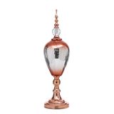 Vitale Sultan Bronz Kapaklı Vazo 24x15x49 cm AK.JE0035