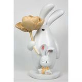 Vitale Turuncu Lotus Tavşan Biblo 85X61 Cm Ak.kz0035
