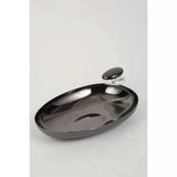 Vitale Volkan Siyah Çerez Tabağı 17*13*5 Cm Mtfk.0165