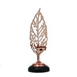 Vitale Yaprak Mumluk Bronz 35 Cm Ak.je0096 Beyaz