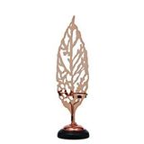 Vitale Yaprak Mumluk Bronz 46 Cm Ak.je0095 Beyaz