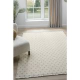Vitali Home Moon Krem Vizon Halı Bukleli Yumuşak Dokulu İskandinav Dokuma Halı Salon Halısı 13826A
