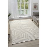Vitali Home Puffy Beyaz Halı Yumuşak Dokulu Shaggy Halı Oturma Odası Salon Halısı 13805D