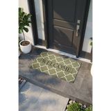VİTALİHOME Charm Haki Welcome Paspas Dış Kapı Paspası Kıl Kapı Önü Paspası 2008