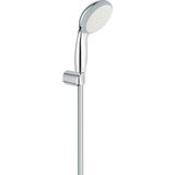 Vitalio Go 100 El Duşu Seti, 100MM Yuvarlak 1 Akışlı (Yağmur) El Duşu, Duş Başlığı Tutucu, 1750MM Duş Hortumu, Krom, 26198000