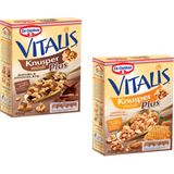 Vitalis Bal Bademli ve Sütlü-Bitter Çikolatalı Çıtır Müsli Paket - 900 gr