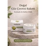 Vitalizma Avokado & Kafein Göz Çevresi Bakım Kremi 50 ml – Nemlendirici & Kırışıklık Karşıtı