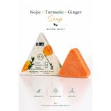 Vitalizma Kojic Turmeric Ginger Sabunu – Leke Karşıtı Aydınlatıcı Cilt Tonu Eşitleyici Katı Sabun 100 gr