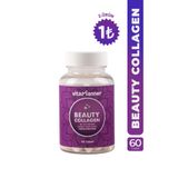 Vitamanner Beauty Collagen | 60 Tablet, Kolajen Tip 1, Tip 2, Tip 3, Vitamin C, Biotin
