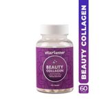 Vitamanner Beauty Collagen | Kolajen Tip 1, Tip 2, Tip 3, Vitamin C, Biotin Içeren Takviye Edici 60 Tablet