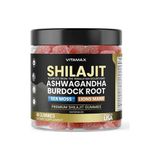 Vitamax Shilajit Sourced Sea Moss + Lion\'s Mane Watermelon 60 Gummies - aromasız