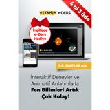 Vitamin 5. Sınıf Fen Bilimleri Online Eğitim Seti (E-Ders) İnteraktif Deneyler Ve 3D Animasyonlar