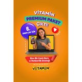 Vitamin 6. Sınıf Premium Paket - 8 Kitap Basılı Set + 30 Canlı Özel Ders ve Birebir Sınav Koçluğu + Yapay Zeka Destekli Dijital Platform