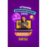 Vitamin 7. Sınıf Premium Paket - 8 Kitap Basılı Set + 30 Canlı Özel Ders Ve Birebir Sınav Koçluğu (Lgs Altyapı Hazırlığı)Yapay Zeka Dest