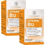 Vitamin B12 Metilkobalamin Takviye Edici Gıda 60 Tablet 2 Kutu