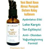 Vitamin C %15 Yoğun Formül Premium seri Ton Eşitleyici Aydınlatıcı Yüz Serumu 30ml Tüm Ciltler Için