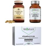 Vitamin D3 1000 Iu 100 Kapsül + Venatura Beta Glukan 30 Kapsül + B12 Metilkobalamin Odt 30 Tablet