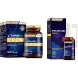 Vitamin Max ( C Vitamini ,D Vitamini Ve Çinko Takviyesi ) 60 Tablet + Propolis Boğaz Spreyi 30ml