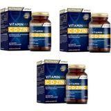 Vitamin Max ( C Vitamini , D Vitamini ve Çinko Takviyesi ) 60 Tablet X3 Adet