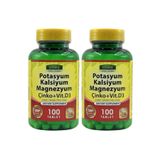 Vitapol Potasyum Kalsiyum Magnezyum Çinko Vitamin İçeren D3 2x100 Tablet